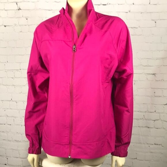 Cutter & Buck Small Hot pink WeatherTec Coat NWOT - Picture 1 of 8